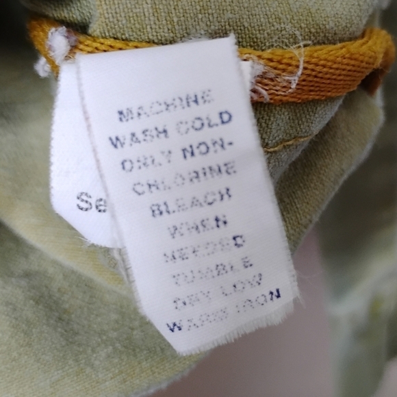 GAP Utility Twill Blazer Olive Green Chore/Safari Jacket Pockets Size Small Y2K - Picture 6 of 6